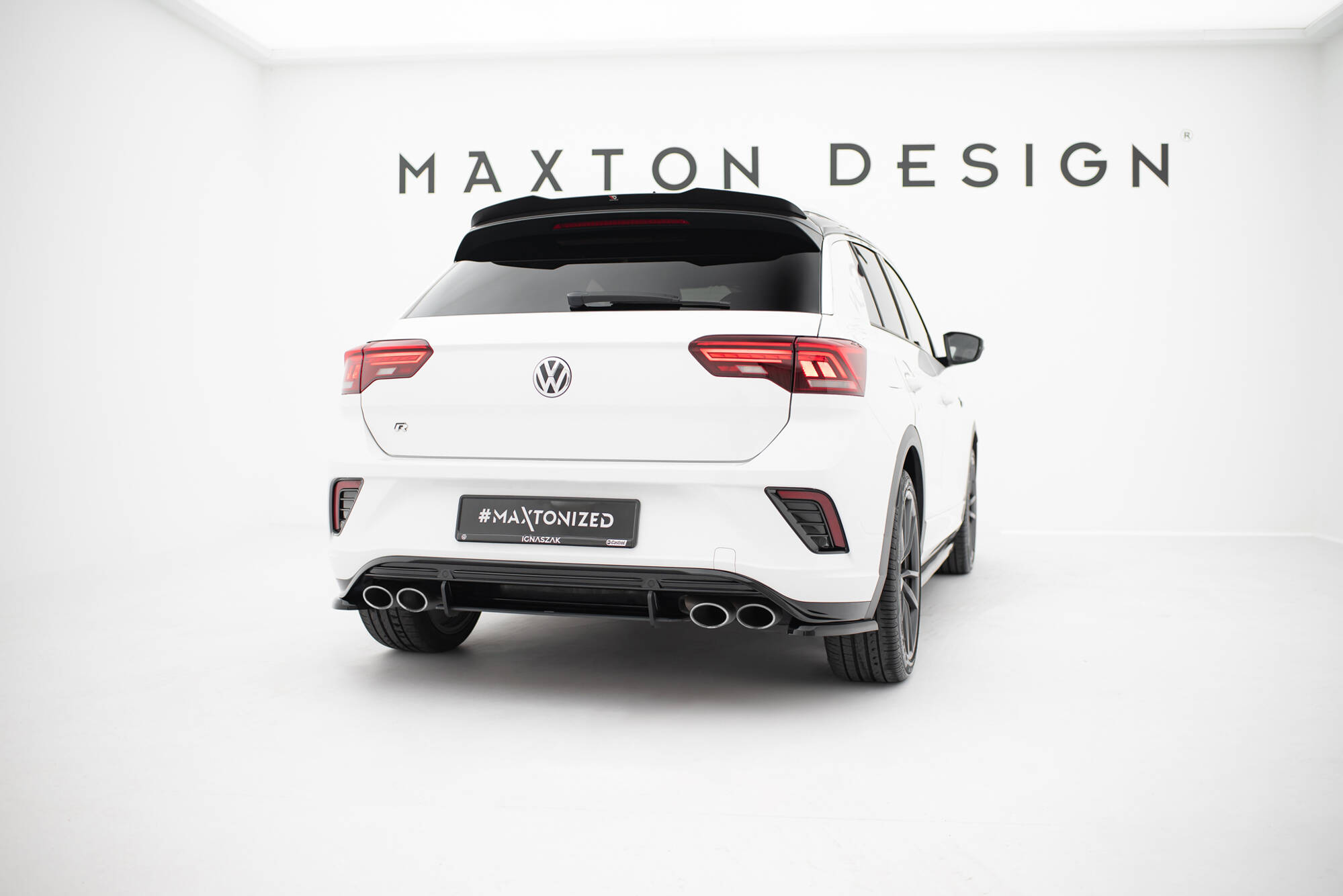 Maxton Design Задний диффузор Street Pro для Volkswagen T-Roc R Mk1 — изображение 2