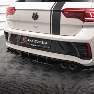 Maxton Design Задний диффузор Street Pro для Volkswagen T-Roc R Mk1 (рестайлинг).