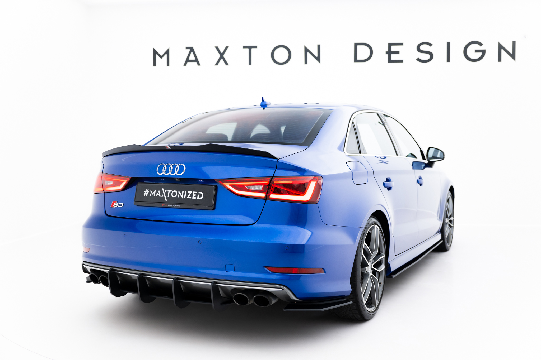 Maxton Design Задние боковые сплиттеры Street Pro Audi S3 Sedan 8V — изображение 3