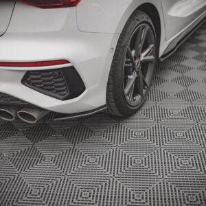 Maxton Design Задние боковые сплиттеры Street Pro для Audi S3 Sportback 8Y