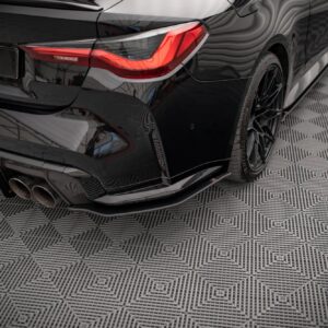 Maxton Design Задние боковые сплиттеры Street Pro для BMW M4 G82