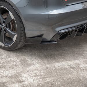 Maxton Design Задние боковые спойлеры и брызговики Street Pro для Audi RS3 8V Sportback