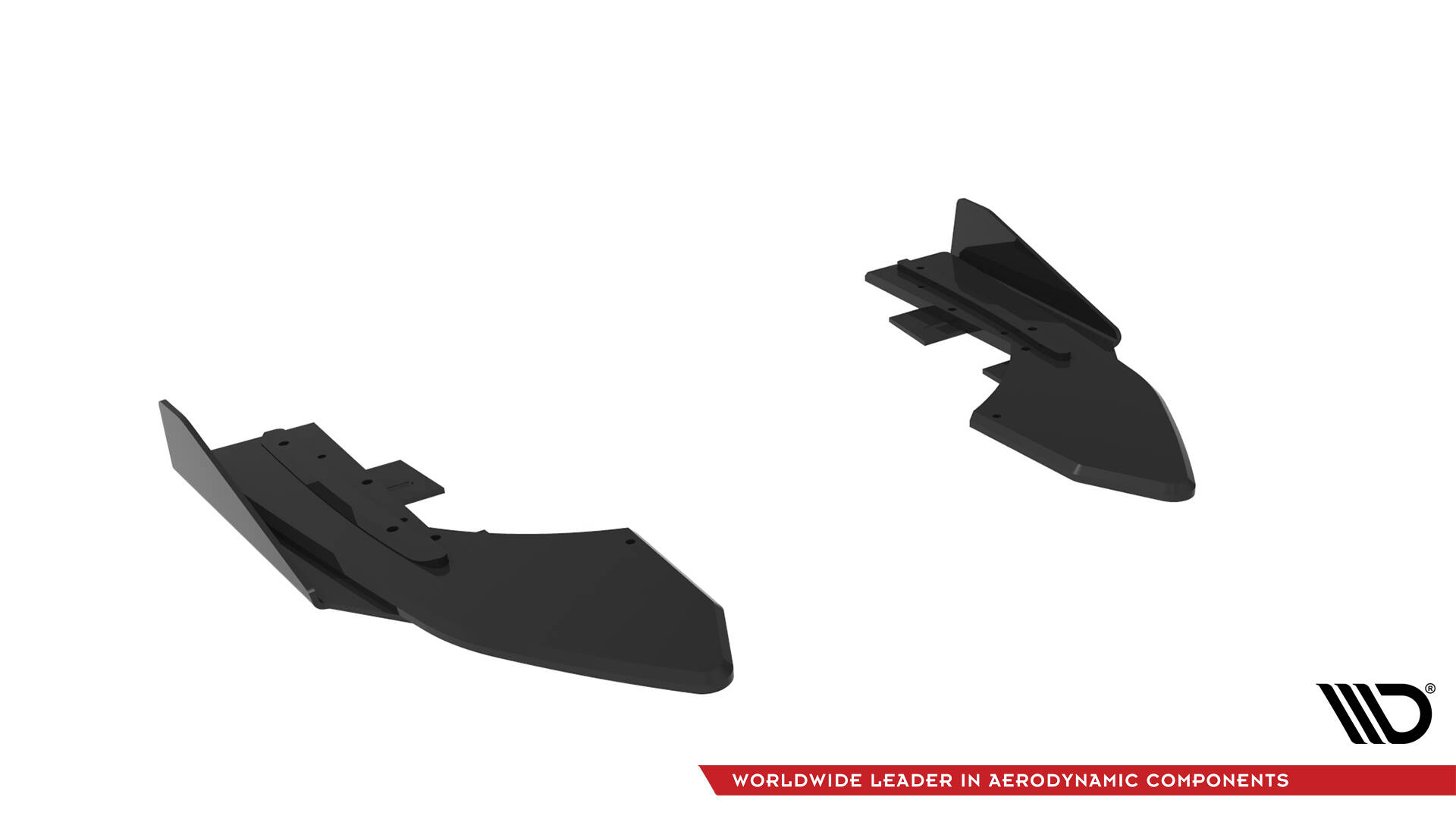 Maxton Design Задние боковые спойлеры и брызговики Street Pro для Audi RS3 Sedan 8V Facelift — изображение 4