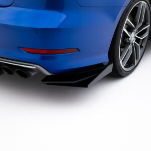 Maxton Design Задние боковые спойлеры и брызговики Street Pro для Audi S3 Sedan 8V