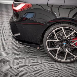 Maxton Design Задние боковые спойлеры Street Pro + брызговики для BMW 4 M-Pack G22 / G23 / G22 Facelift / G23 Facelift