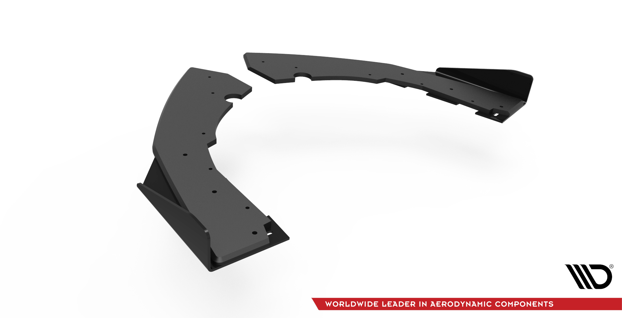 Maxton Design Задние боковые спойлеры и брызговики Street Pro для BMW M2 F87 — изображение 5