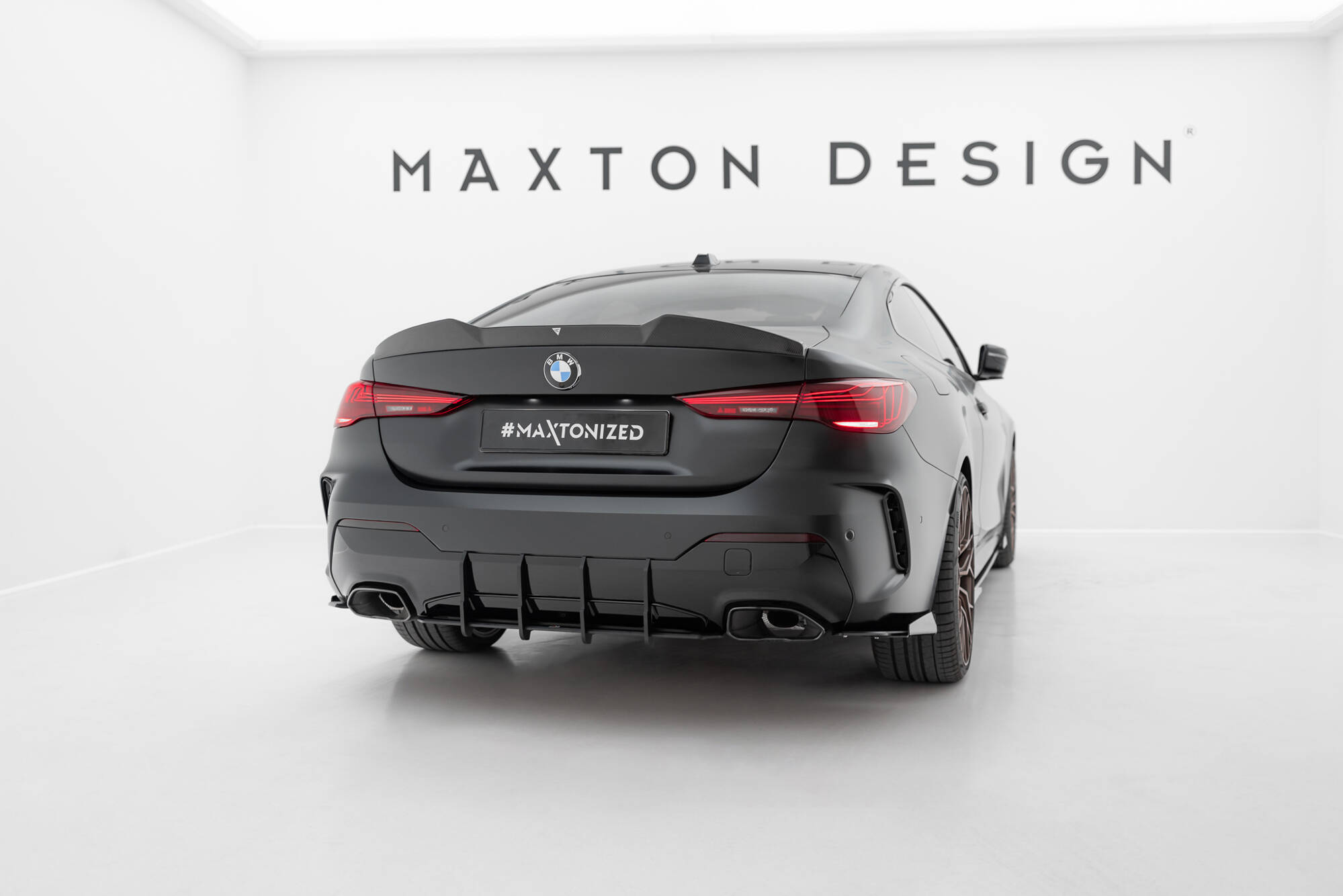 Maxton Design Задние боковые спойлеры и накладки Street Pro для BMW M440i G22 / G23 / G22 Facelift / G23 Facelift — изображение 2