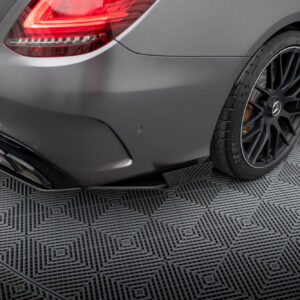 Maxton Design Задние боковые спойлеры и накладки Street Pro для Mercedes-AMG C63 Седан/Универсал W205 (рестайлинг)