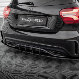 Maxton Design Задние боковые спойлеры и накладки Street Pro для Mercedes-Benz A AMG-Line W176 (рестайлинг)