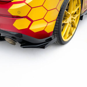 Maxton Design Задние боковые спойлеры и накладки Street Pro для Volkswagen Golf GTI Clubsport Mk8 Facelift