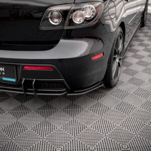 Maxton Design Задние боковые сплиттеры Street Pro для Mazda 3 MPS Mk1, версия для США.