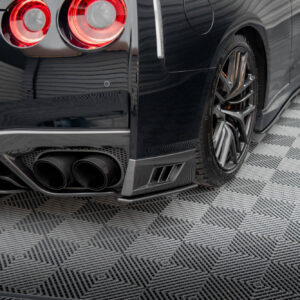 Maxton Design Задние боковые сплиттеры Street Pro для Nissan GTR R35 (рестайлинг)