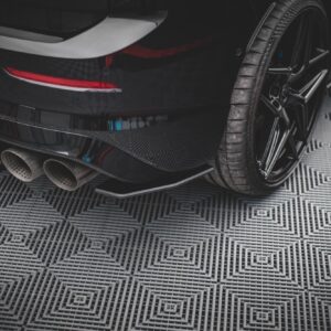 Maxton Design Задние боковые сплиттеры Street Pro V.1 для Volkswagen Golf R Hatchback Mk8 / Mk8 Facelift