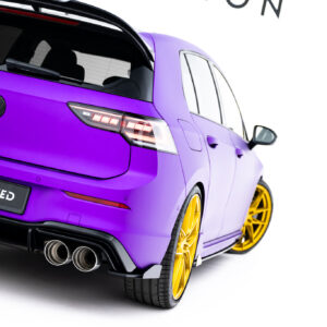 Maxton Design Задние боковые спойлеры Street Pro V.2 + закрылки V2 для Volkswagen Golf R Hatchback Mk8 / Mk8 Facelift