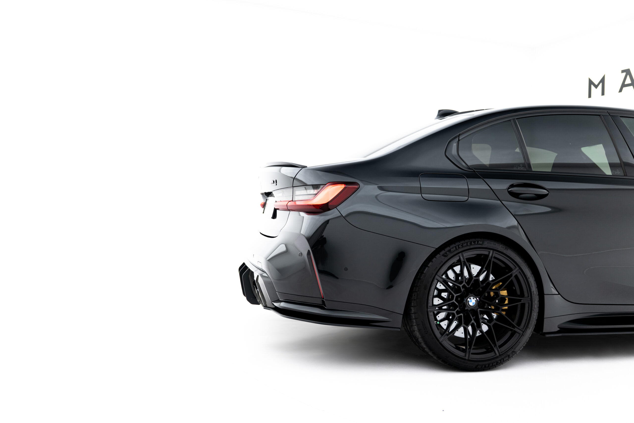 Maxton Design Задние боковые сплиттеры Street Pro V.3 для BMW M3 Седан / Универсал G80 / G81 — изображение 3