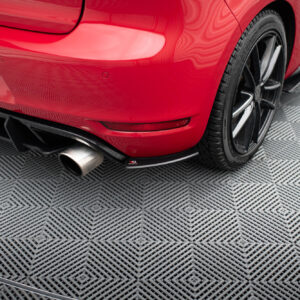 Maxton Design Задние боковые сплиттеры Street Pro для Volkswagen Golf GTI Mk6