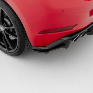Maxton Design Задние боковые сплиттеры Street Pro для Volkswagen Golf R Mk7 Facelift