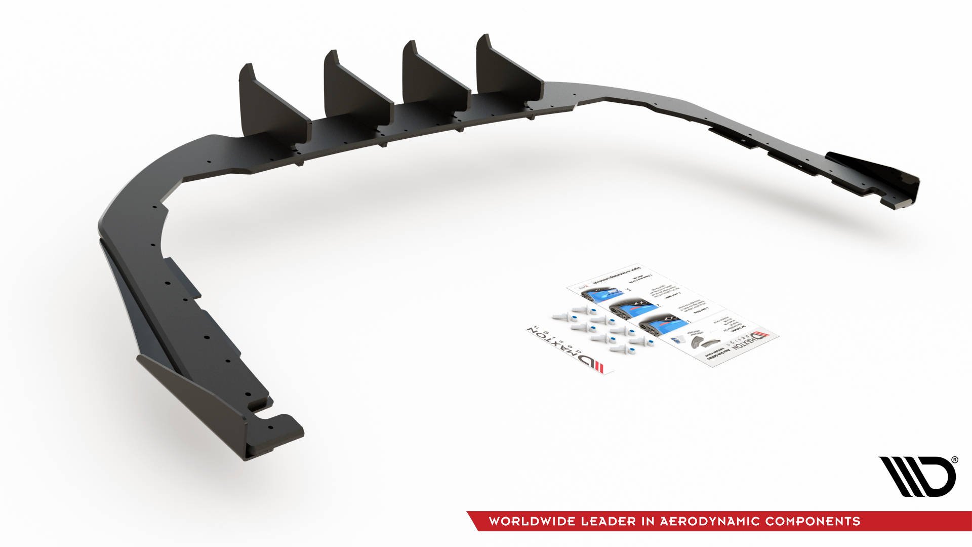 Maxton Design Задний спойлер Street Pro + брызговики для Volkswagen Arteon R-Line Sedan / Shooting Brake Mk1 — изображение 5