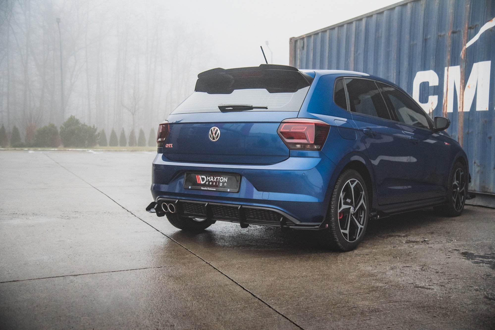 Maxton Design Задний спойлер Street Pro для Volkswagen Polo GTI Mk6 — изображение 3