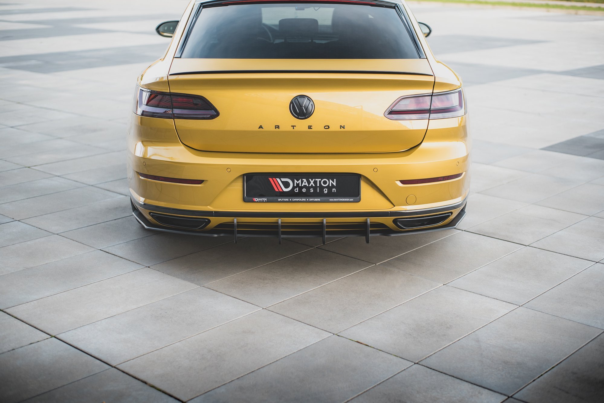 Maxton Design Задний спойлер Street Pro для Volkswagen Arteon R-Line Sedan / Shooting Brake Mk1