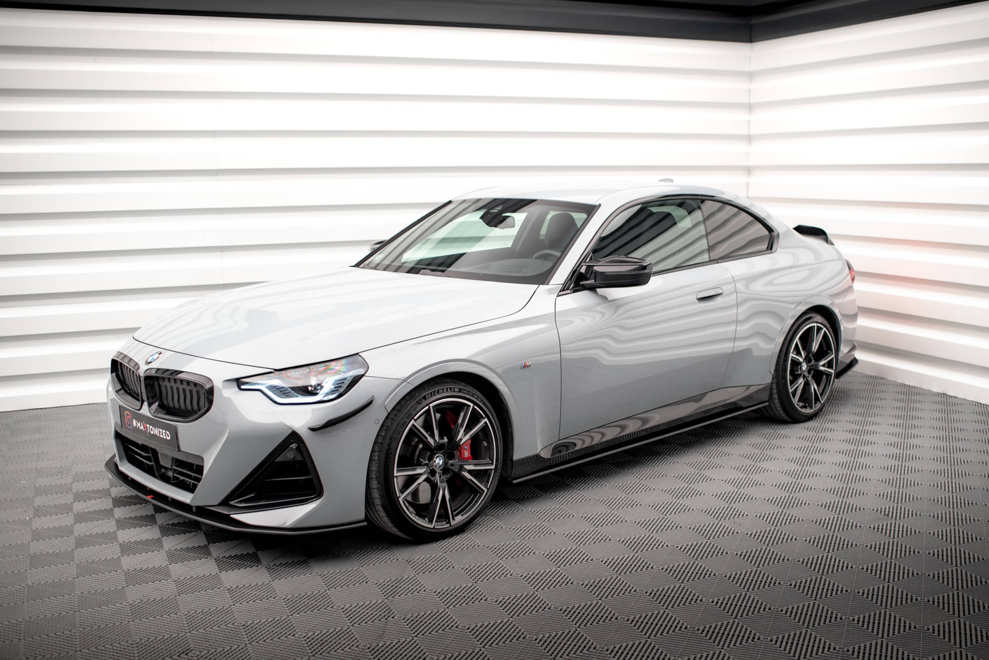 Maxton Design Боковые юбки-диффузоры Street Pro для BMW 2 Coupe M-Pack / M240i G42 — изображение 2