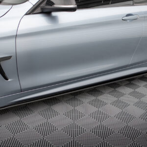 Maxton Design Накладки на пороги Street Pro с диффузором для BMW 4 Coupe / Gran Coupe / Cabrio M-Pack F32 / F36 / F33