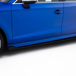 Maxton Design Боковые юбки Street Pro, диффузоры и накладки для Audi S3 / A3 S-Line Sedan 8V