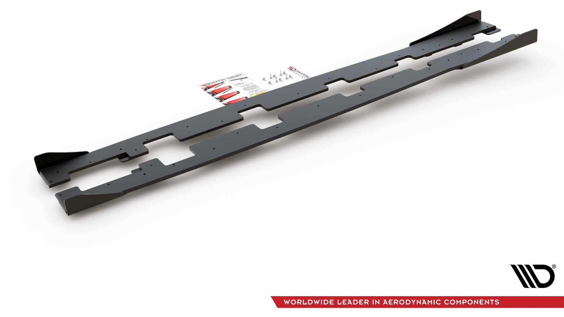 Maxton Design Боковые юбки Street Pro, диффузоры и накладки на пороги для Ford Focus RS Mk3 — изображение 5