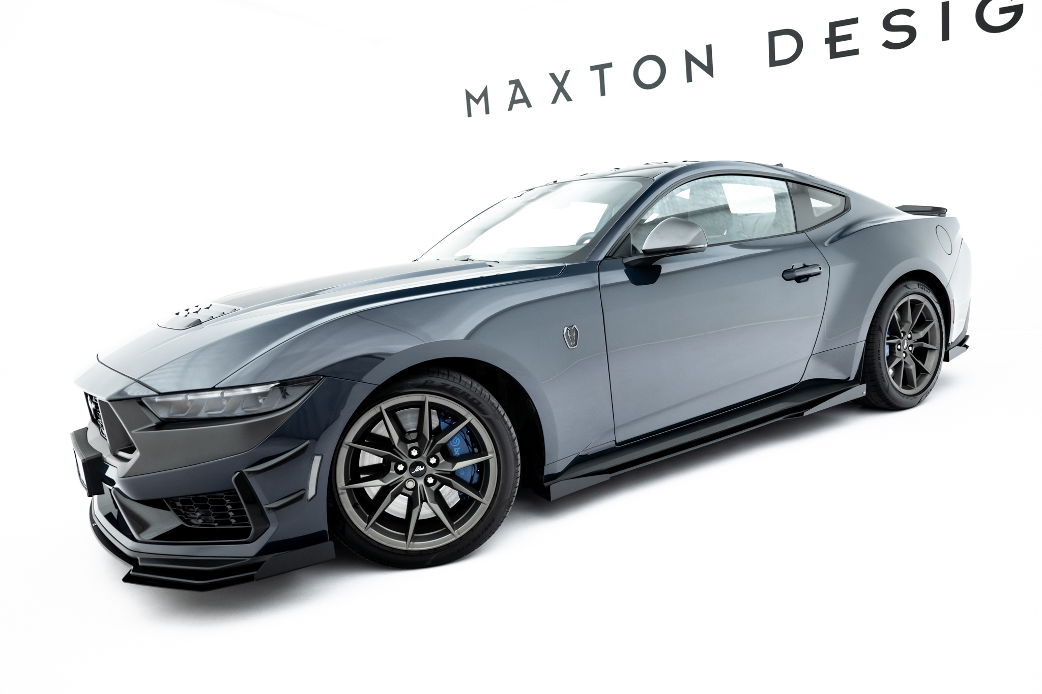 Maxton Design Боковые юбки, диффузоры и накладки Street Pro для Ford Mustang Dark Horse Mk7 — изображение 2