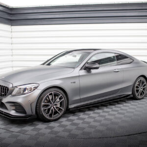 Maxton Design Боковые юбки Street Pro, диффузоры и накладки для Mercedes-AMG C43 купе/кабриолет, C205 рестайлинг/A205 рестайлинг.