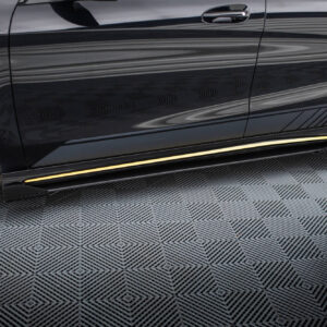 Maxton Design Боковые юбки Street Pro, диффузоры и накладки для Mercedes-AMG CLA 45 C117 (рестайлинг).