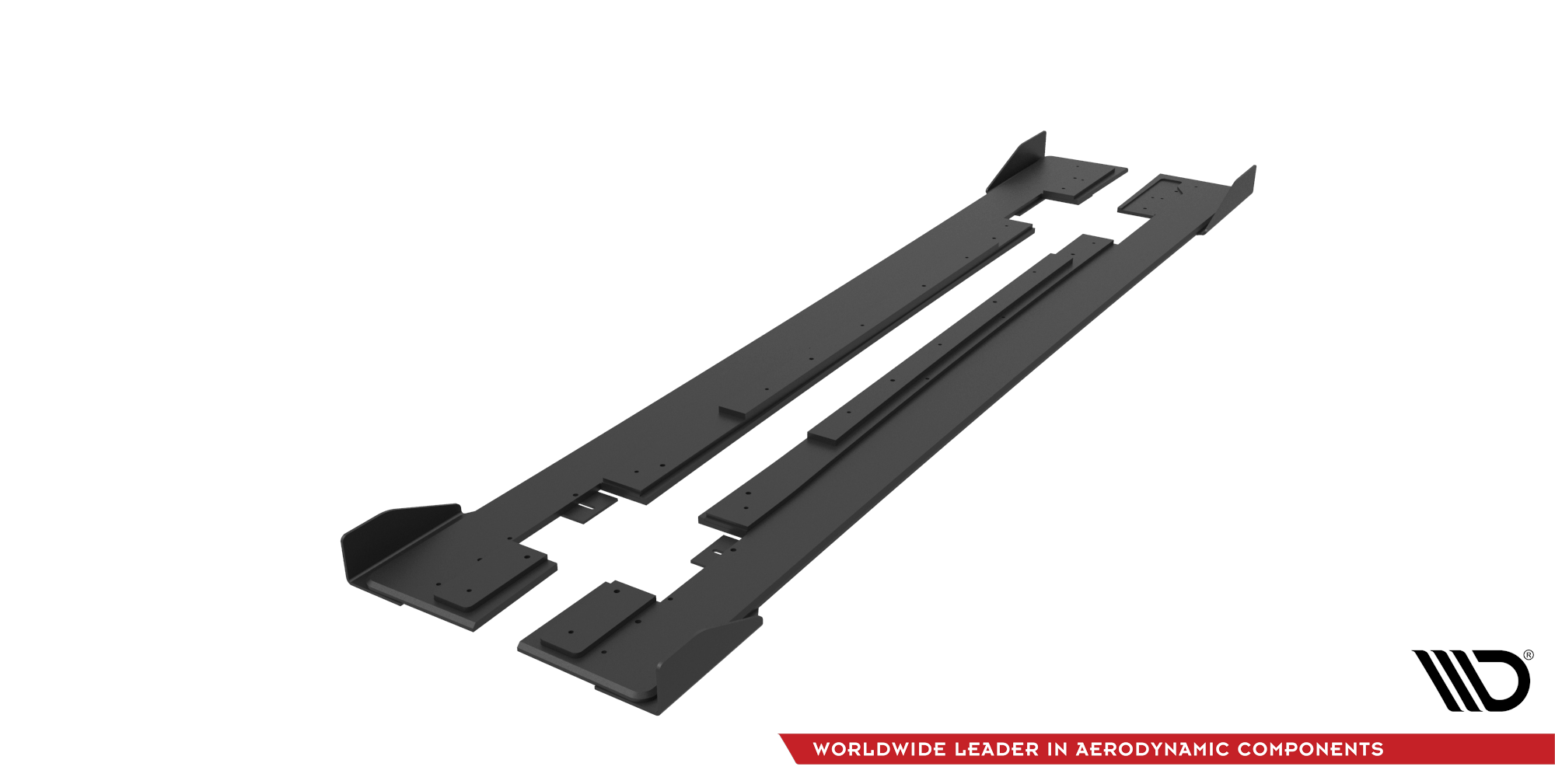 Maxton Design Боковые юбки Street Pro, диффузоры и накладки для Mercedes-AMG CLA 45 C117 (рестайлинг). — изображение 3