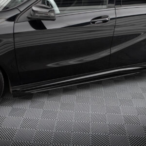 Maxton Design Боковые юбки Street Pro, диффузоры и накладки для Mercedes-Benz A AMG-Line W176 (рестайлинг).