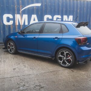 Maxton Design Боковые юбки Street Pro, диффузоры и накладки на пороги для Volkswagen Polo GTI Mk6