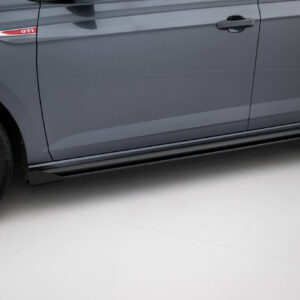 Maxton Design Боковые юбки Street Pro, диффузоры и накладки на пороги для Volkswagen Polo GTI Mk6 Facelift