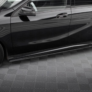 Maxton Design Боковые юбки и диффузоры Street Pro для Mercedes-Benz A AMG-Line W176 после рестайлинга