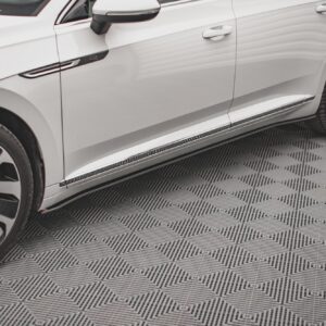 Maxton Design Боковые юбки-диффузоры Street Pro V.1 для Volkswagen Arteon R/R-Line Sedan / Shooting Brake Mk1 Facelift