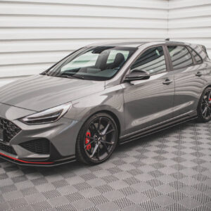 Maxton Design Боковые юбки-диффузоры Street Pro V.2 для Hyundai I30 N / N-Line хэтчбек / фастбэк Mk3 / Mk3 рестайлинг