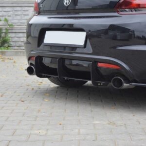 Maxton Design Задний диффузор и задние боковые сплиттеры для VW SCIROCCO R